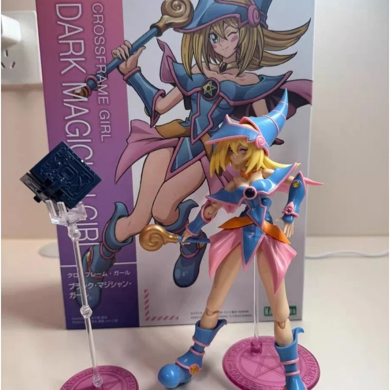 

New Kotobukiya Original Model Kit Cross Frame Girl Dark Magician Girl Anime Action Figure Assembly Model Toys Model Gifts