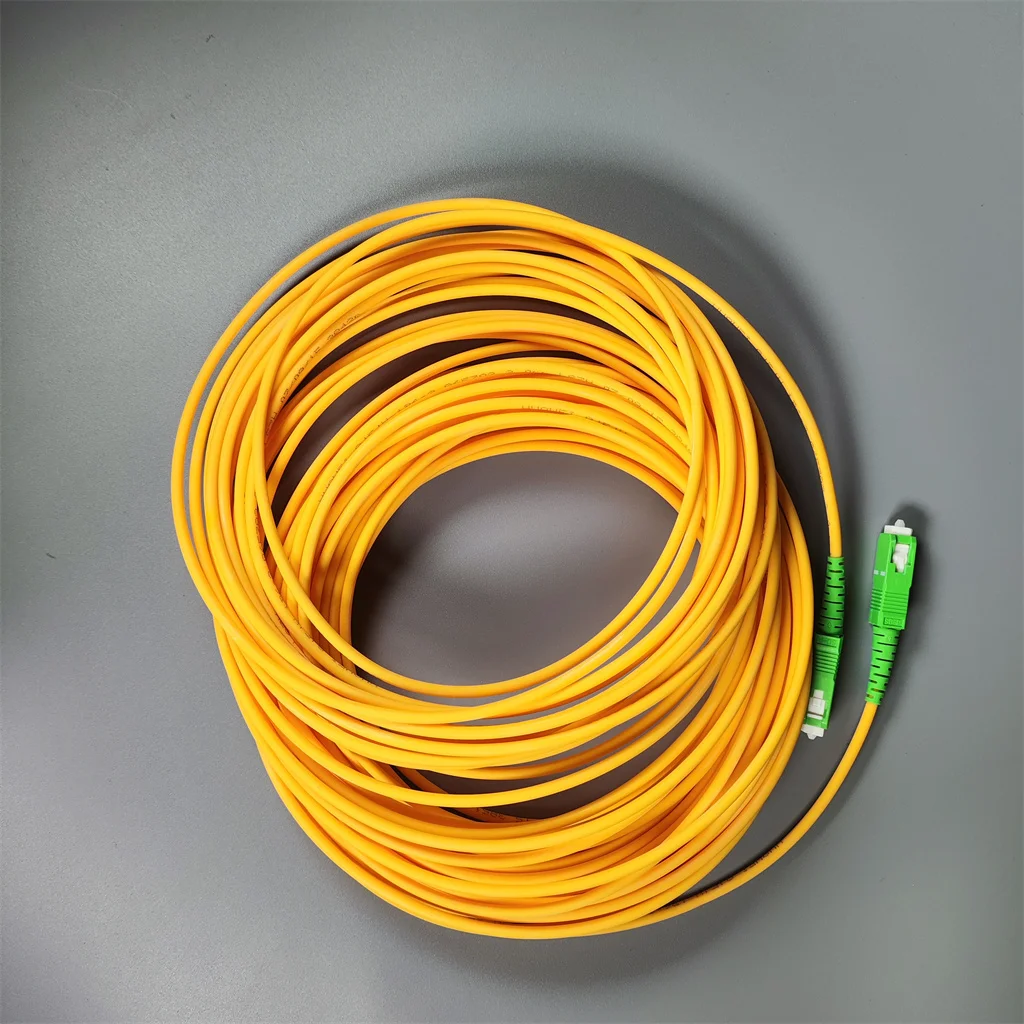 10m 15m 20m 30m Fiber Opitc Cable SC/APC-SC/APC  FIber Optic Patch Cord Ftth Fiber extension cable