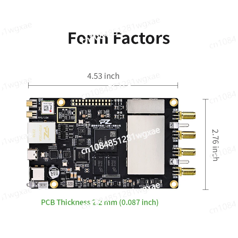 

Трансивер SDR ZYNQ7020 SoC ADI AD9361 Openwifi AD9363 Plugin PuZhi PZSDR P201Pro/P203Pro Беспроводная демонстрационная плата