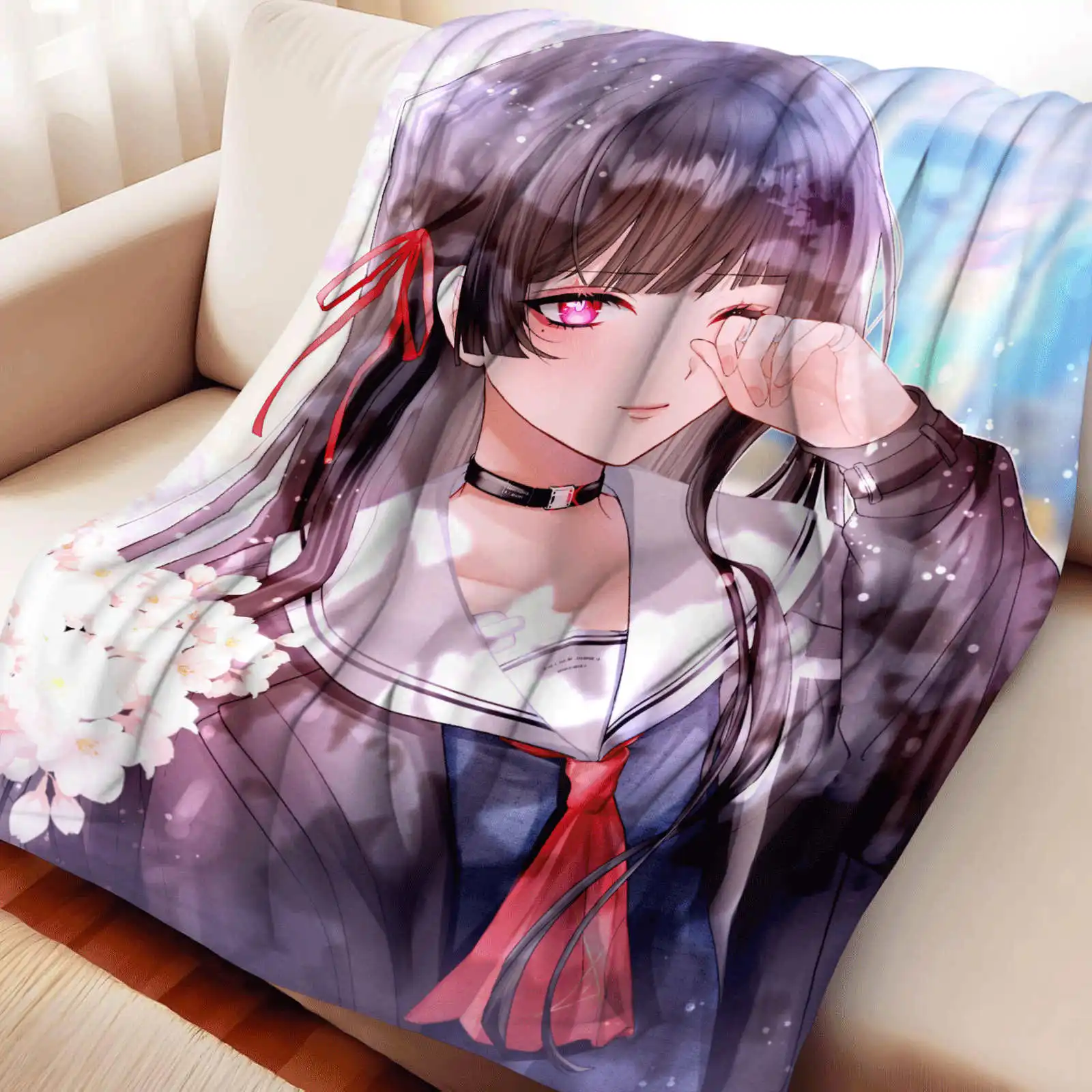 

Wuthering Waves Blanket Flannel Warm Comfort Soft Plush Blanket For Sofa Living Room Office Bedroom Travel Gift