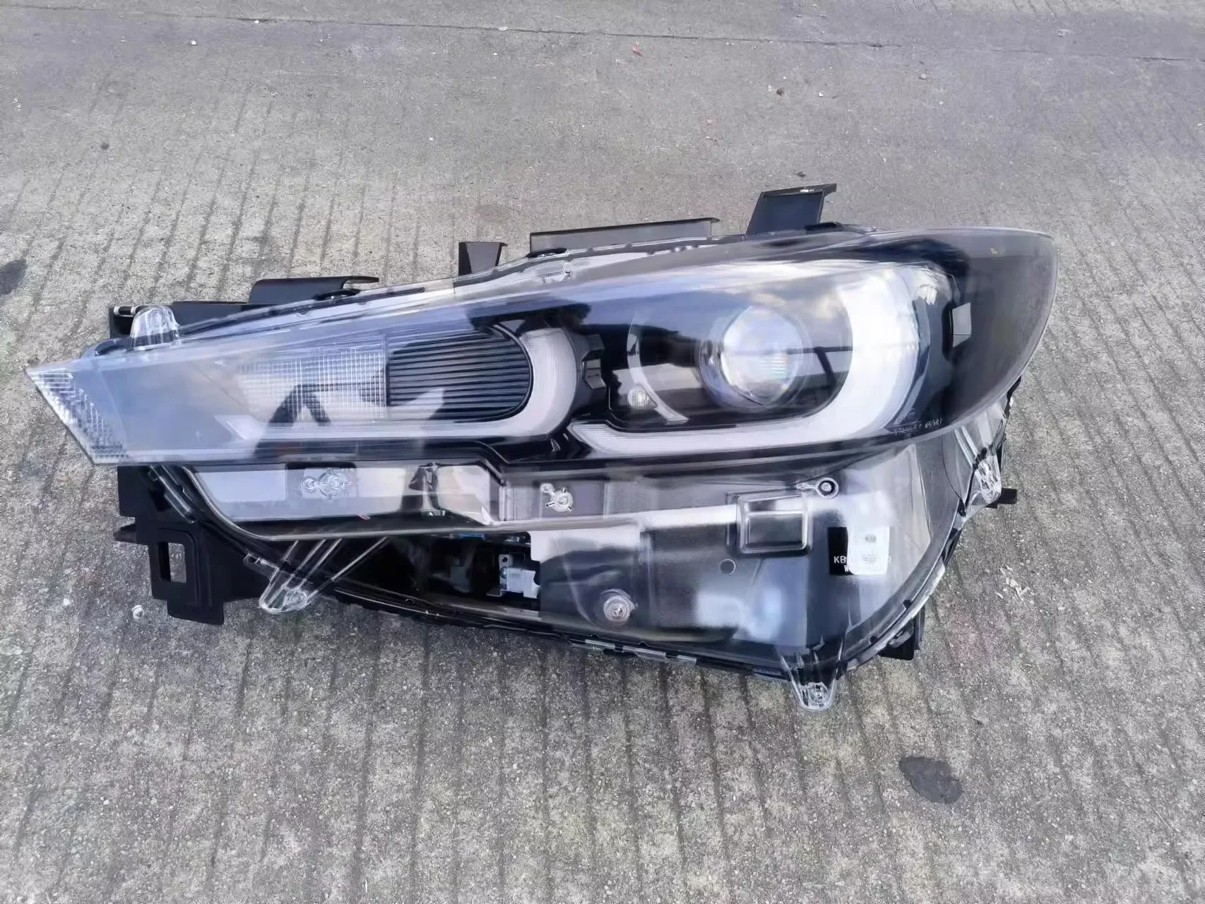 

Передняя фара автомобиля для Mazda CX-5 2022, дневные ходовые огни DRL, ангельский глаз, фара ближнего света