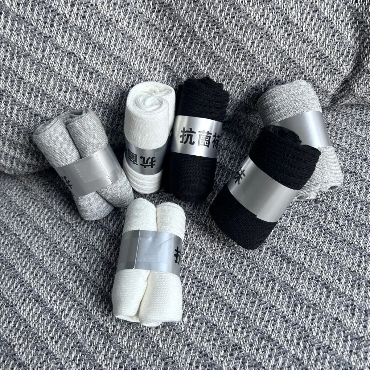 Breathable unisex short tube socks, antibacterial, pure cotton, odor proof, men's socks, sweat absorbing socks, cotton socks, a