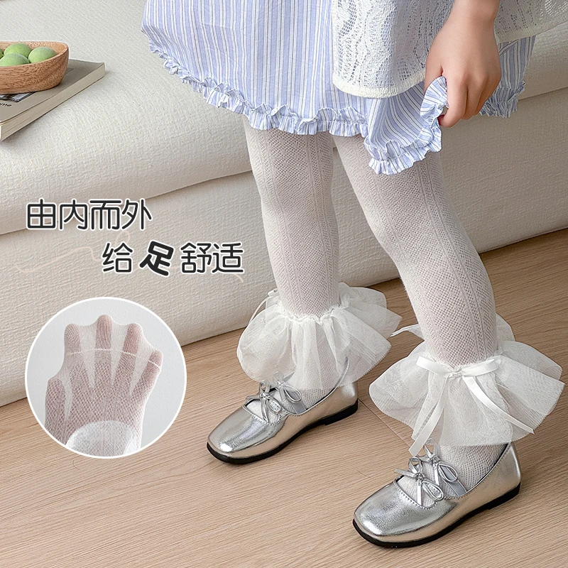 ถุงน่องสไตล์เจ้าหญิงสำหรับเด็ก - Tights Pantyhose Sheer บทวิจารณ์และราคา
