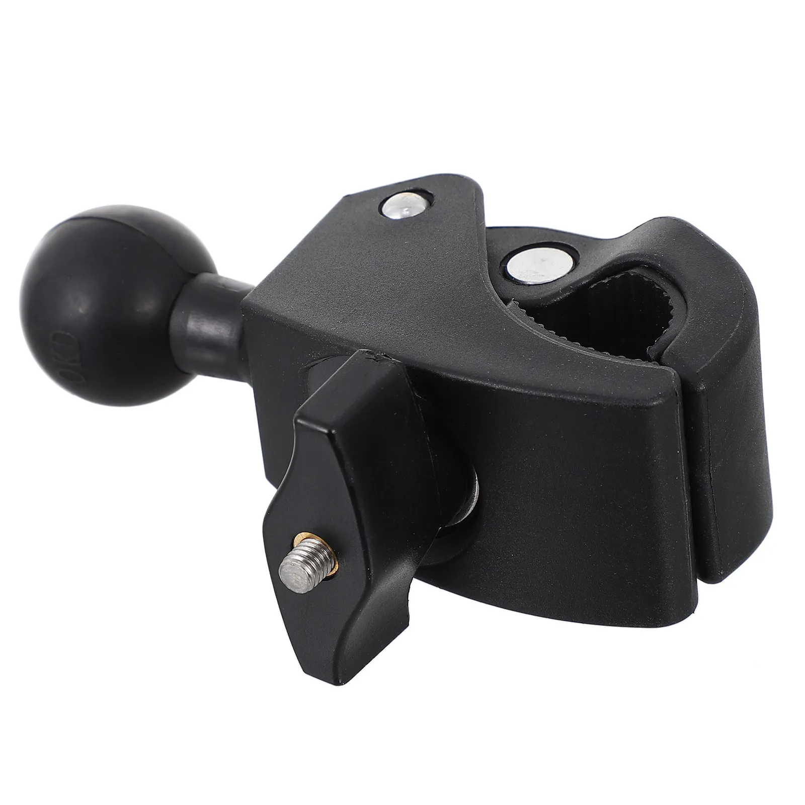 

Heavy Duty Plastic Balls Mount Bracket for Motorcycle Bicycle Handlebars Flexible Rotation Phone Camera Holder Strong Clipping