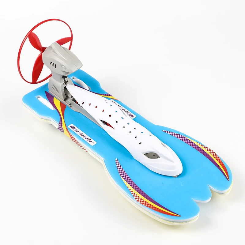 

DIY Assembly Model of The Air Powered Speedboat "Chengfeng" Amphibious Electric Boat Kit Puzzle Toy