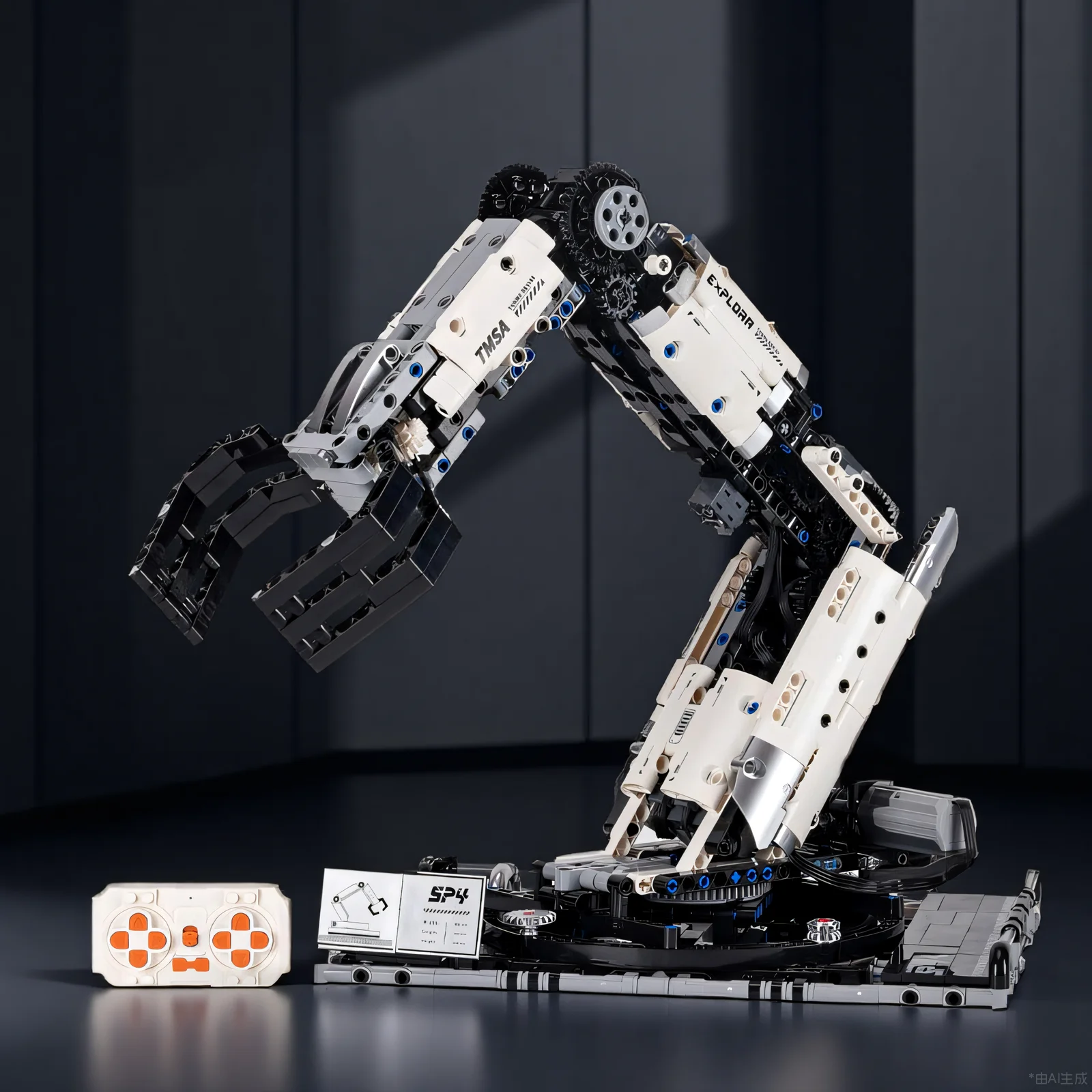 

2025 New Robotic Arm Building Blocks Programming Robot Puzzle Electric Assembly Xueba Toys Children's Boy Birthday Gifts