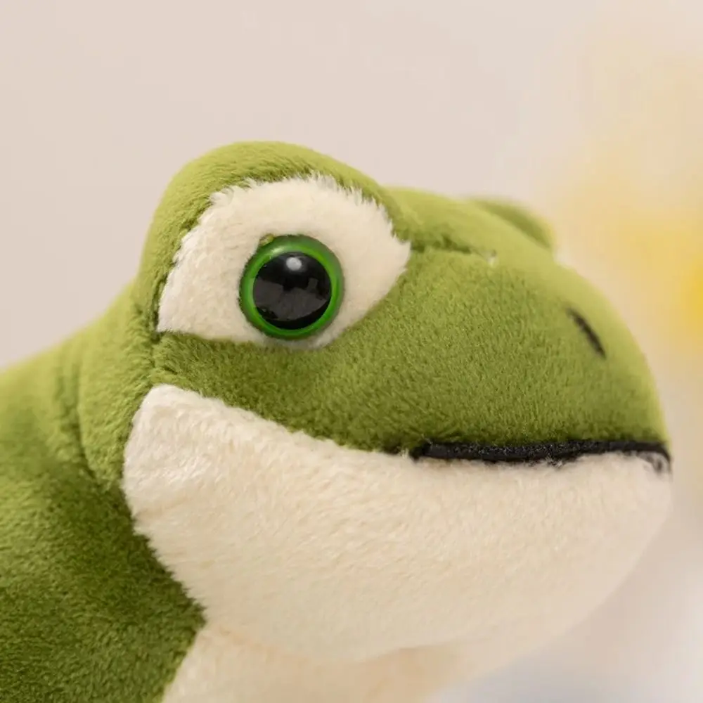 Cartoon Anime Green Frog Plush Toy Collection Soft Mini Frog Plush Doll PP Cotton Funny Cartoon Frog Stuffed Toy Christmas