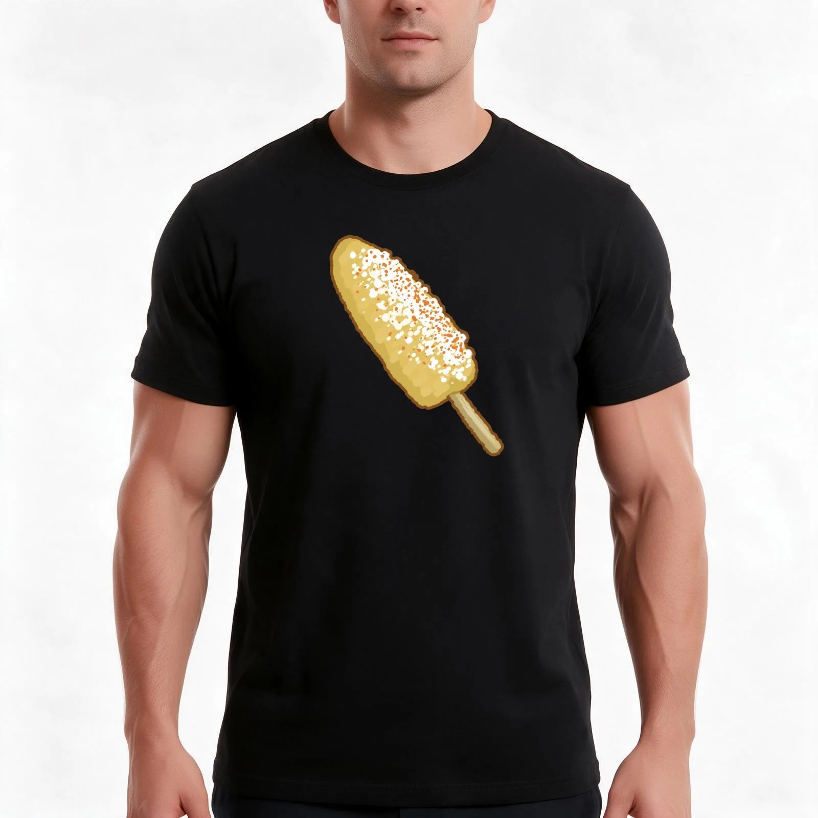 Elote T-Shirt Summer Casual Cotton Tee Oversized Streetwear Tops Vintage Graphic Print Loose Fit Short Sleeve 100% Cotton