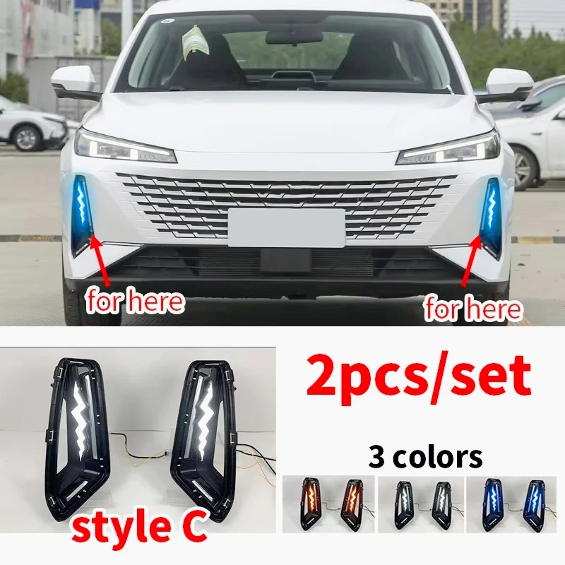 

For Changan Eado Plus 2026 Daily Running Lights Dynamic Flow Steering A05 Eadoplus Lamore