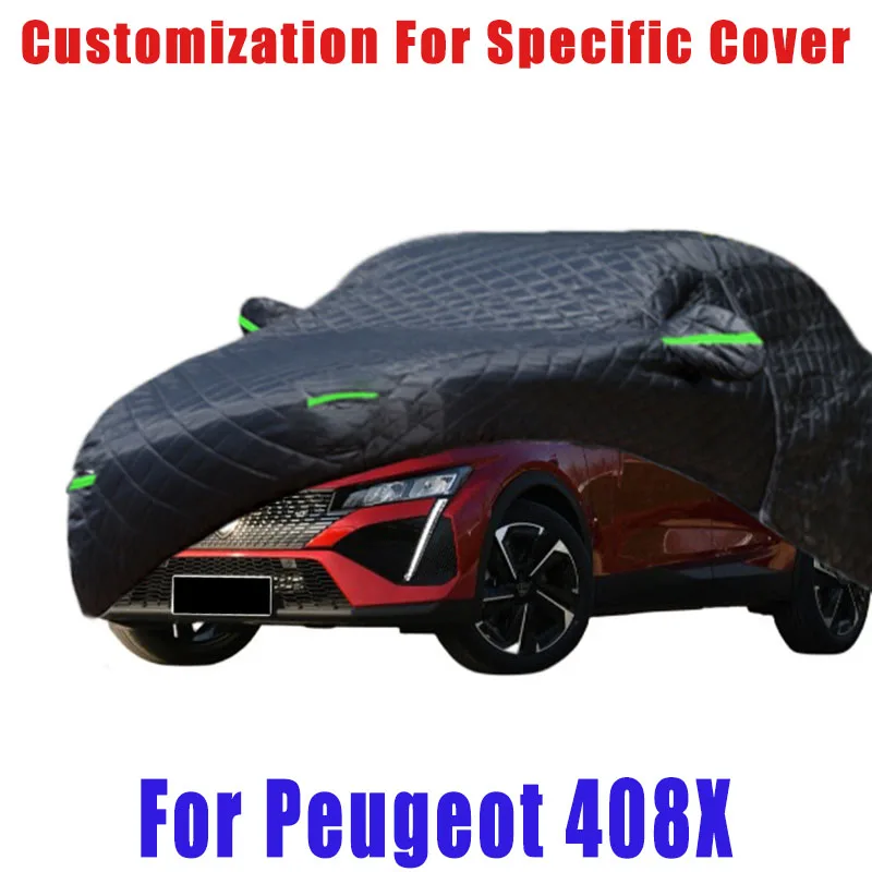 For Peugeot 408X Hail prevention cover auto rain protection, scratch protection, paint peeling protection, car Snow prevention