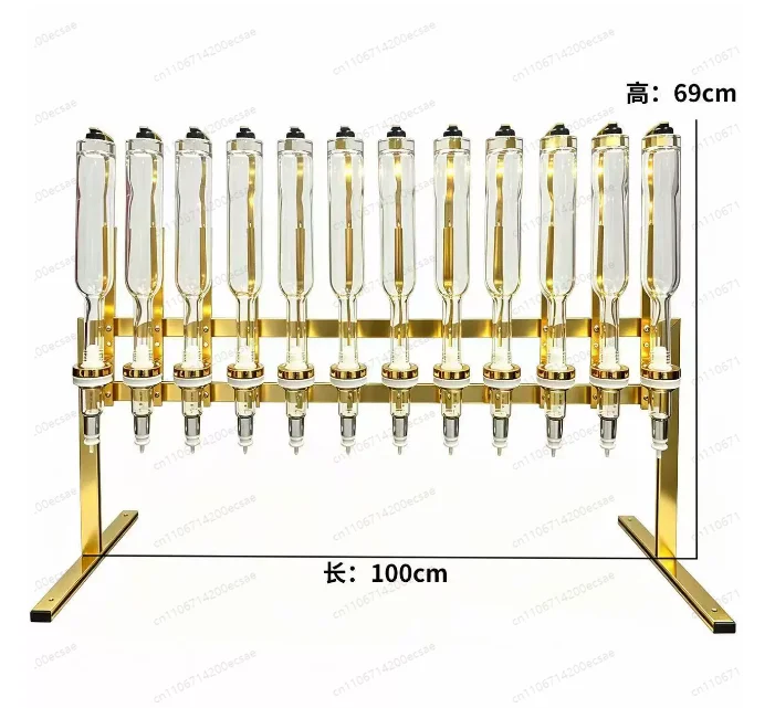 Newly designed 6 bottles of perfume dispenser bar set, perfume display stand in the whole store