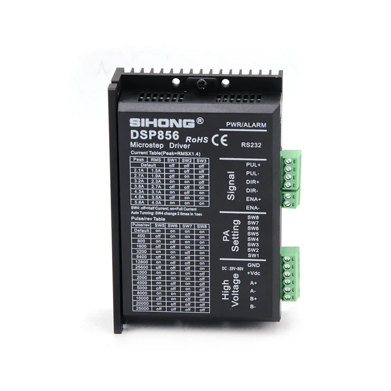 Siheng Motor Driver CE Quality DSP856 2-Phase 60VDC for Nema 23 & Nema34 2-Phase Stepper Motor with CE Certificate