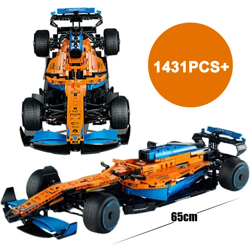 1431pcs Technical Formula 1 Racing Car 42141 Building Blocks Model Expert Speed Sport Vehicle MOC Assemble Bricks Toys Kids Gift