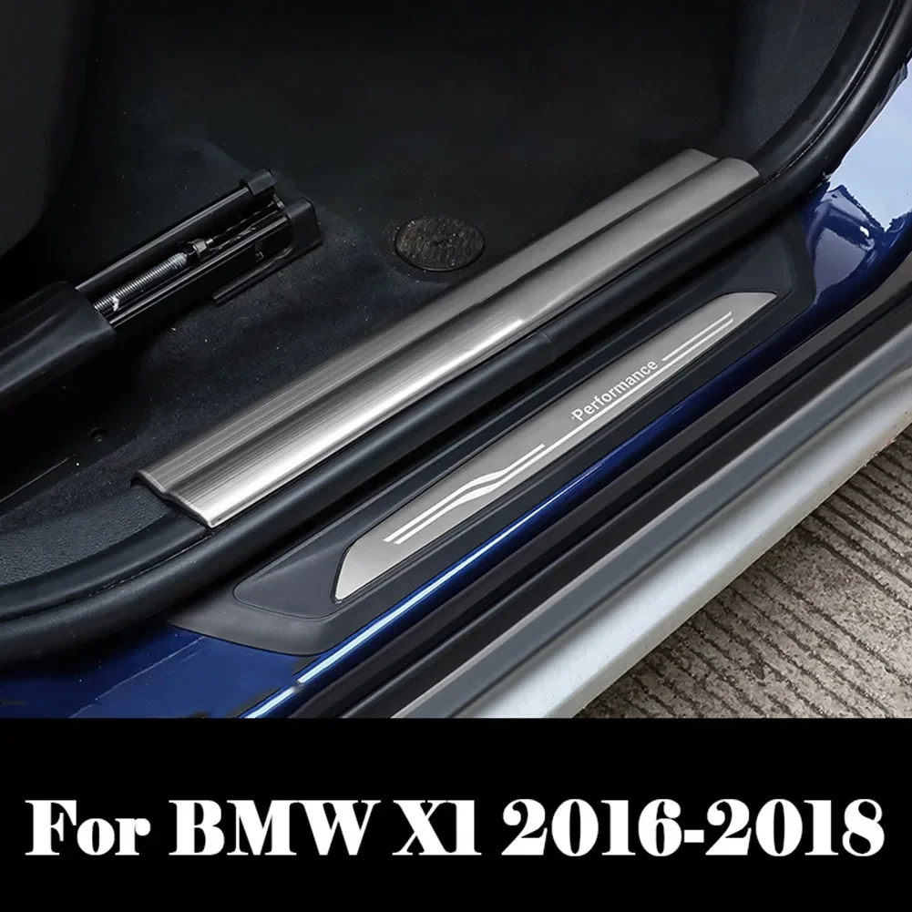 

Car Rear Outer Bumper Protector Trunk Door Cover For BMW X1 2016 2017 2018