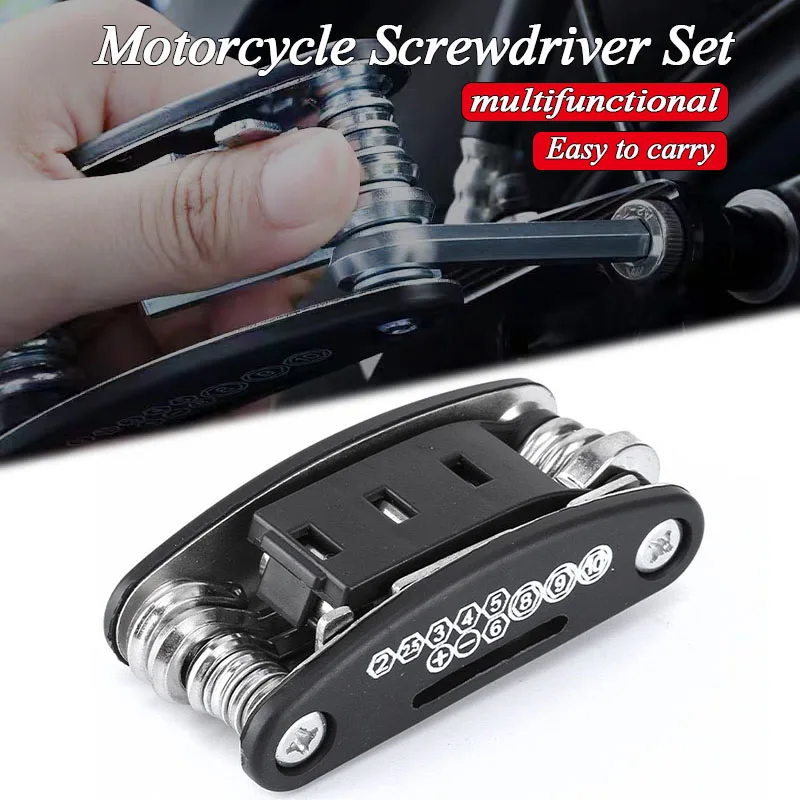 

16 in 1 Portable Bicycle Repair Tools Kit Hex Wrench Nut Tire Screwdriver Motorcycle Bicycle Repair Tools