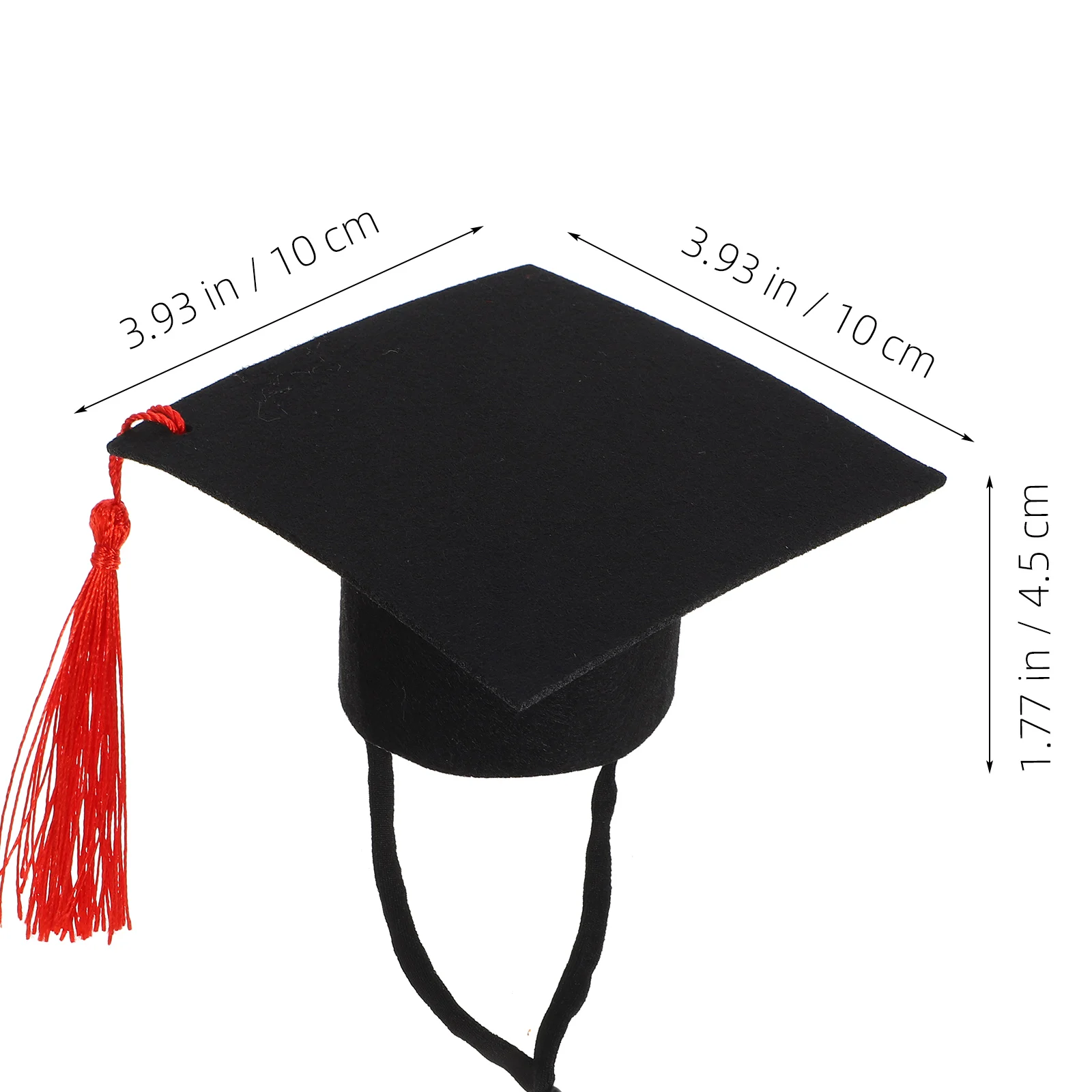 

Mini Graduation Cap Small Pets Lightweight Safe Material Pet Costume Hamster Guinea Pig Hat Photo Prop Dog Hat Toddler Cosplay