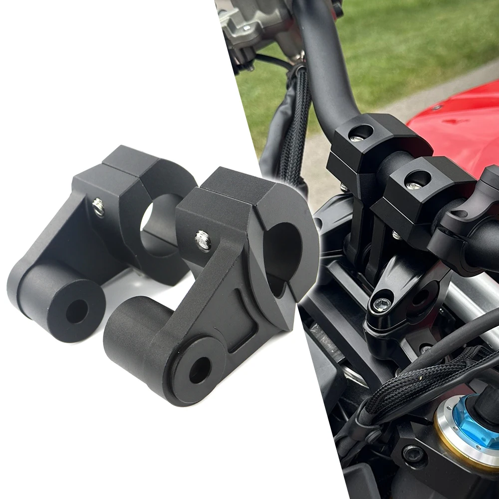 

28mm Motorcycle Handlebars Fat Bar Mount Clamps Risers For BRIXTON Crossfire 500 X Zero FX DSR/X SRF Fantic Caballero 125 500