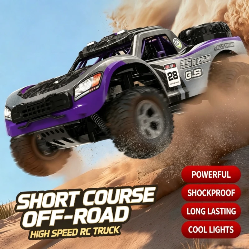 JJRC Q229 1/10 4WD Remote Control Off-Road Vehicle Suspension Shock Absorber High-Speed ​​2.4G Remote Control Climbing Car Toy
