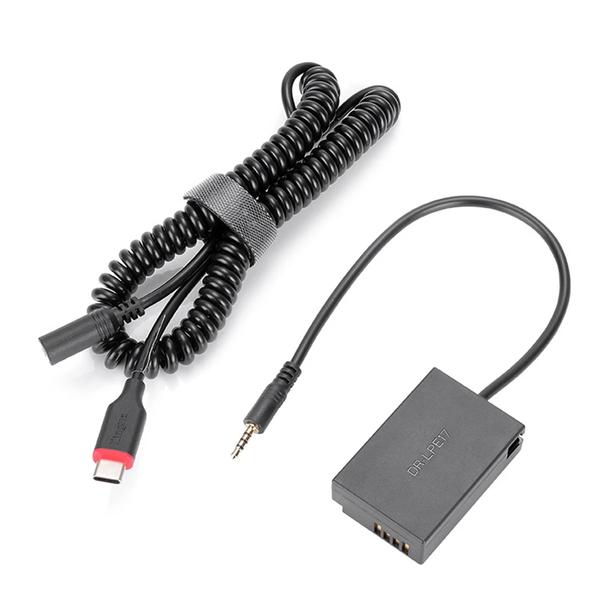 -ABGY ACK-E17 tipo USB C LP-E17 batería simulada adaptador de CA de alimentación CC para Canon EOS 200D 750D 760D 770D 800D 850D cargador de cámara