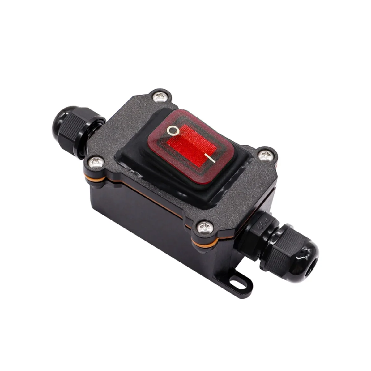 Ip67 Waterdichte Inline Switch 12V Dc 20a Hoge Stroom Waterdichte Schakelaar