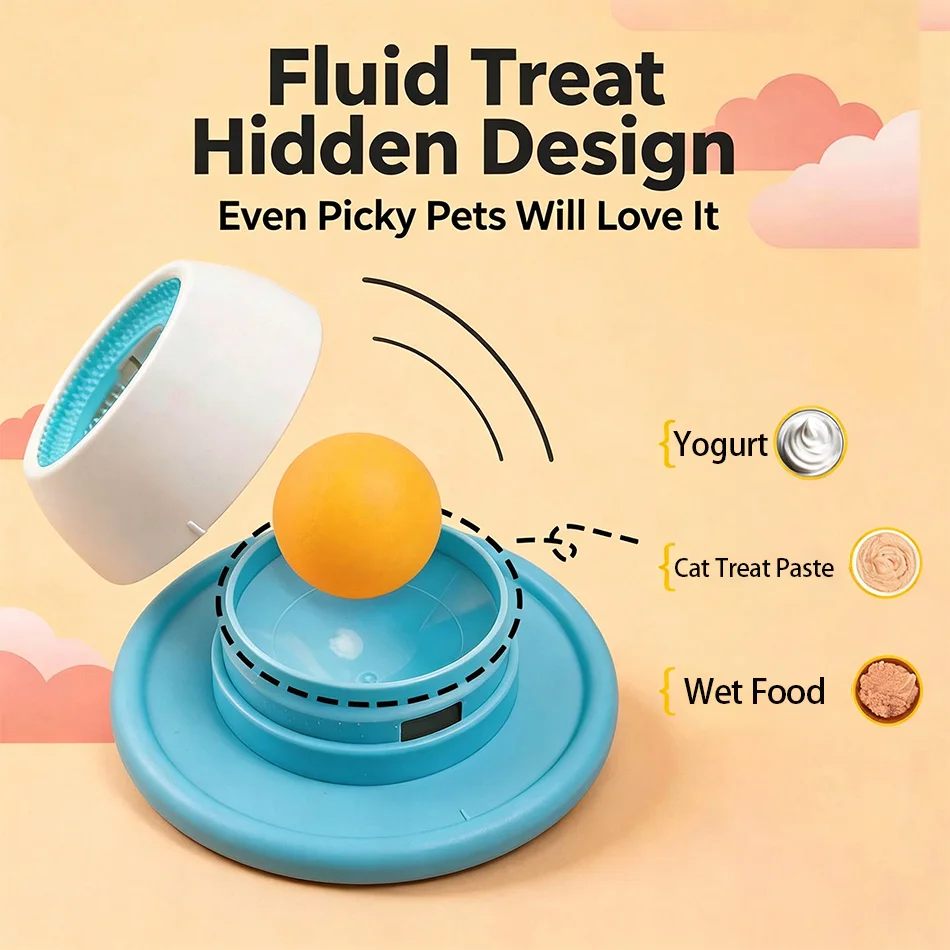 2026 New Non-Slip Pet Licking Bowl with Slow Food Design Educational Toy for Dogs/Cats Fun And Engaging Feeding Solution view 6