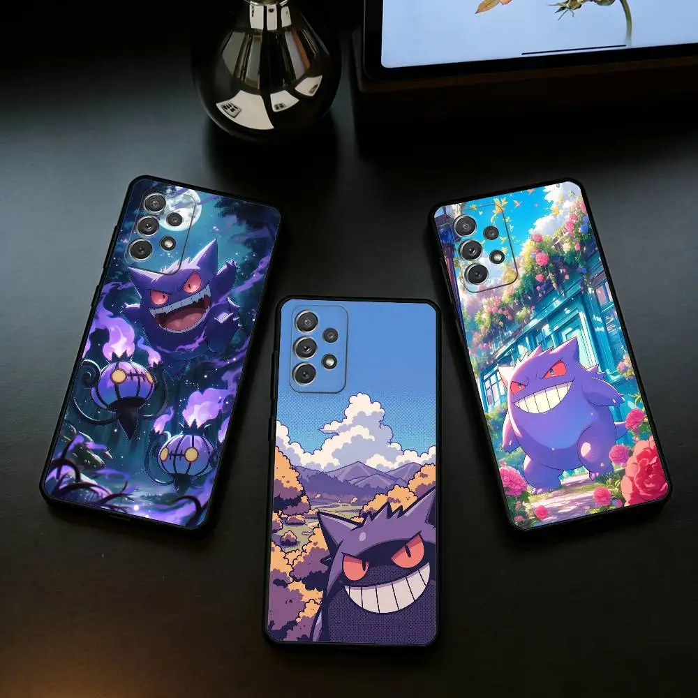 G-Ghost K-King  Soft Silicone Black Cover Phone Case For Samsung Galaxy A73,A72,A71,A70,A53,A52,A51