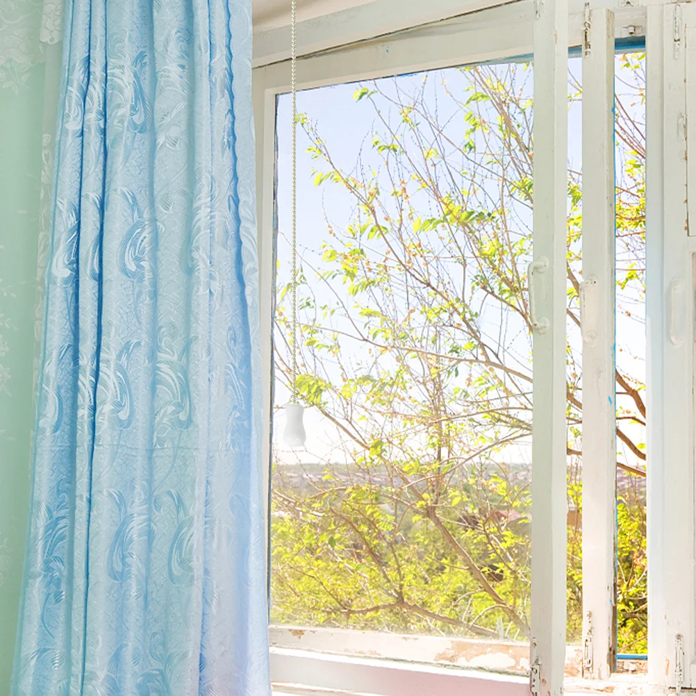 6Pcs Wood Cord Tassel Window Blind Shades Wood Cord Knobs Drops Pull Ends
