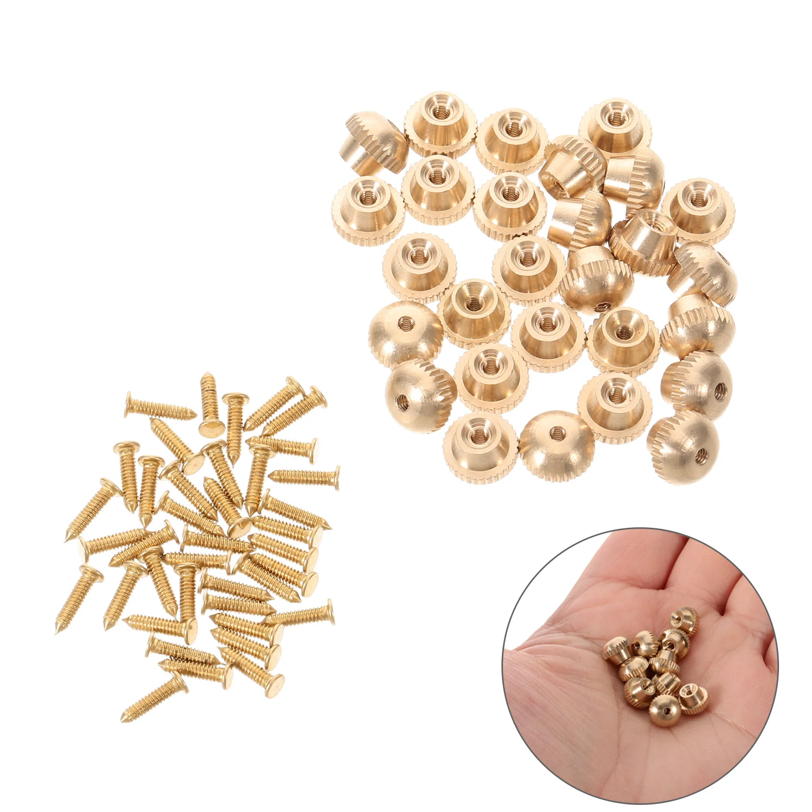 

50Pcs Metal Pin Badge Backs Lockable Pin Clasp Screw Cap Replacement Badge Fastener Parts for Brooch Lapel Hat Making Craft