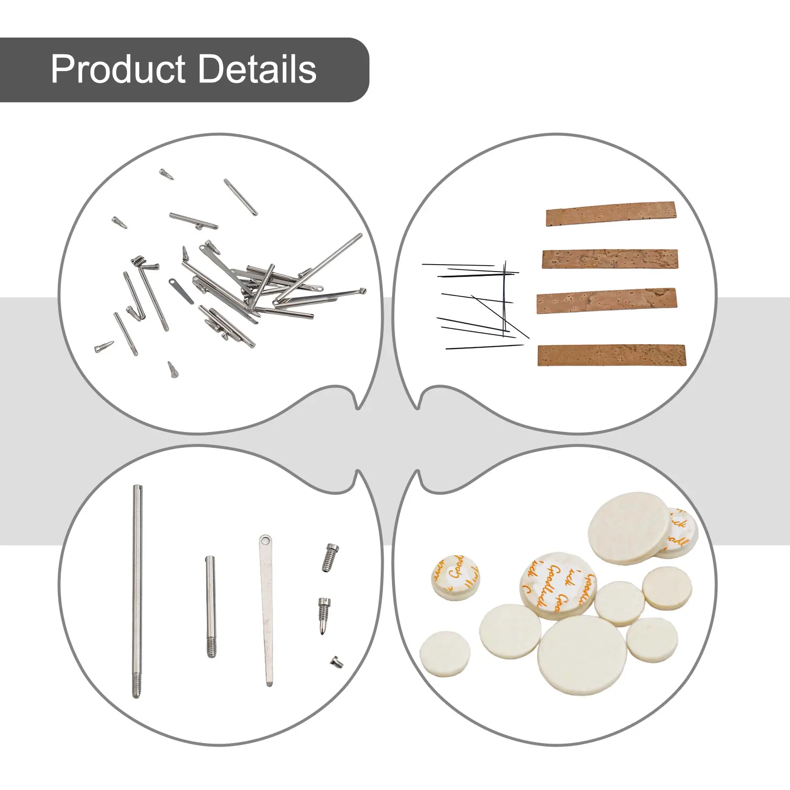 Easy Replacement Maintaining Your Instrument Clarinet Repair Kit Clarinet Maintenance Tools Comfortable Touch Frequent Use