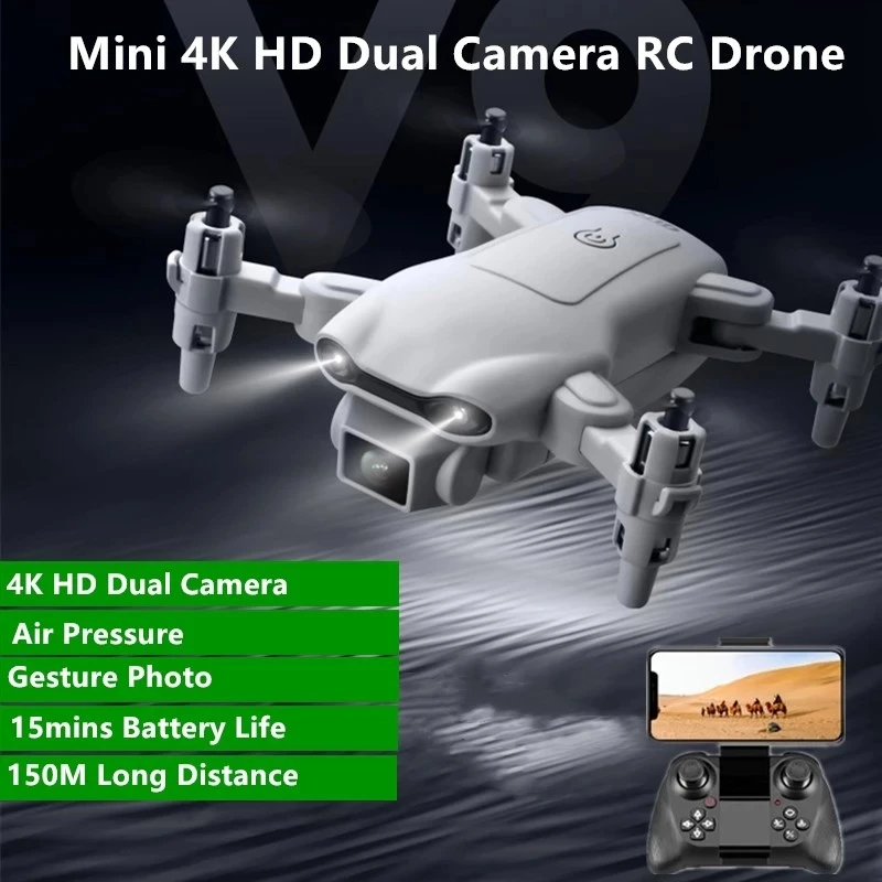 

4DRC V9 Drone 3.7V 800mAh Battery For 4DRC V9 V-9 4K RC Drone Spare Parts 4D-V9 V9 RC Drone Accessories Propeller Blades Toys
