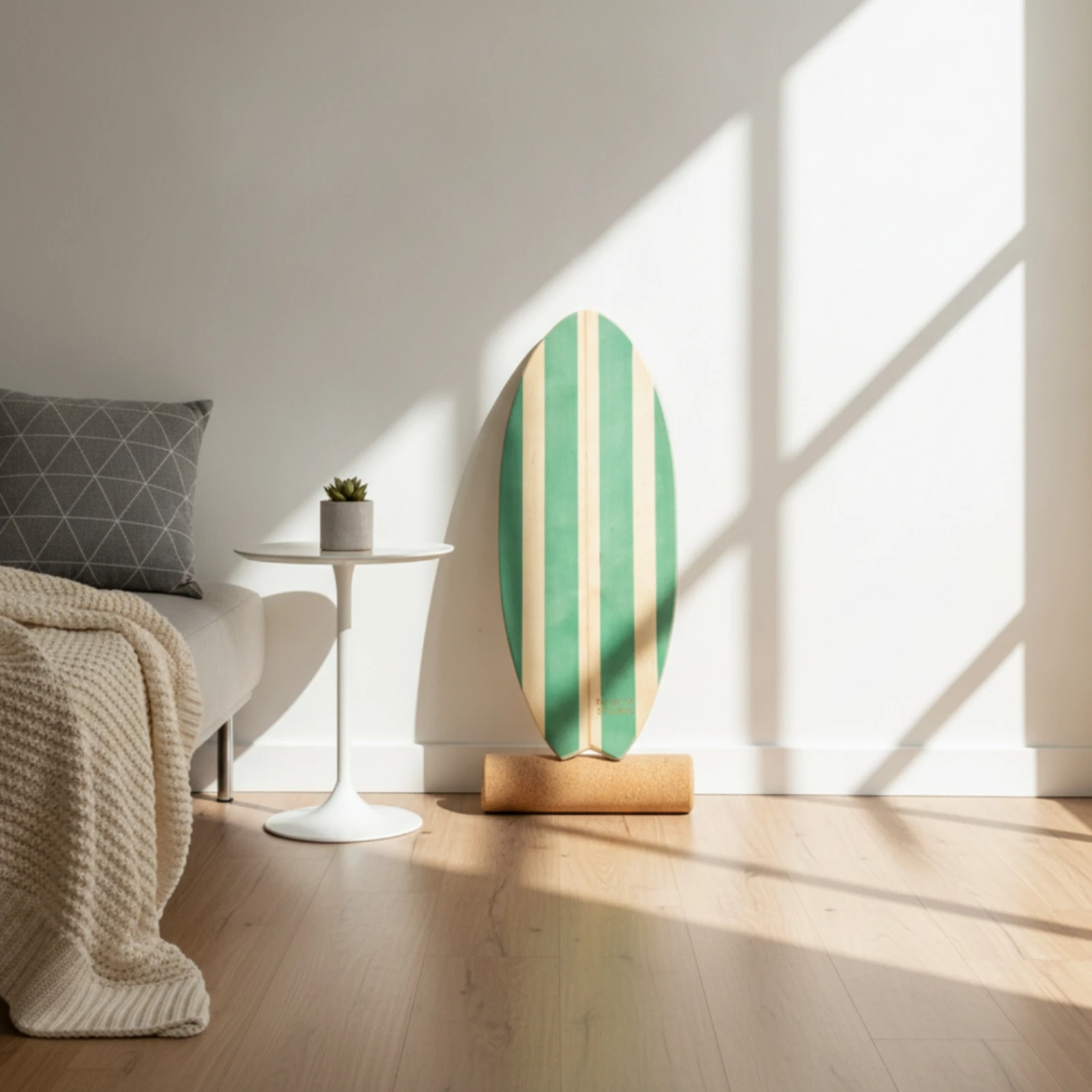 Balance Board with Roller Long-Lasting Wave Balance Board Stability Coach Sturdy Heavy-Duty for Surfers, Fitness Training