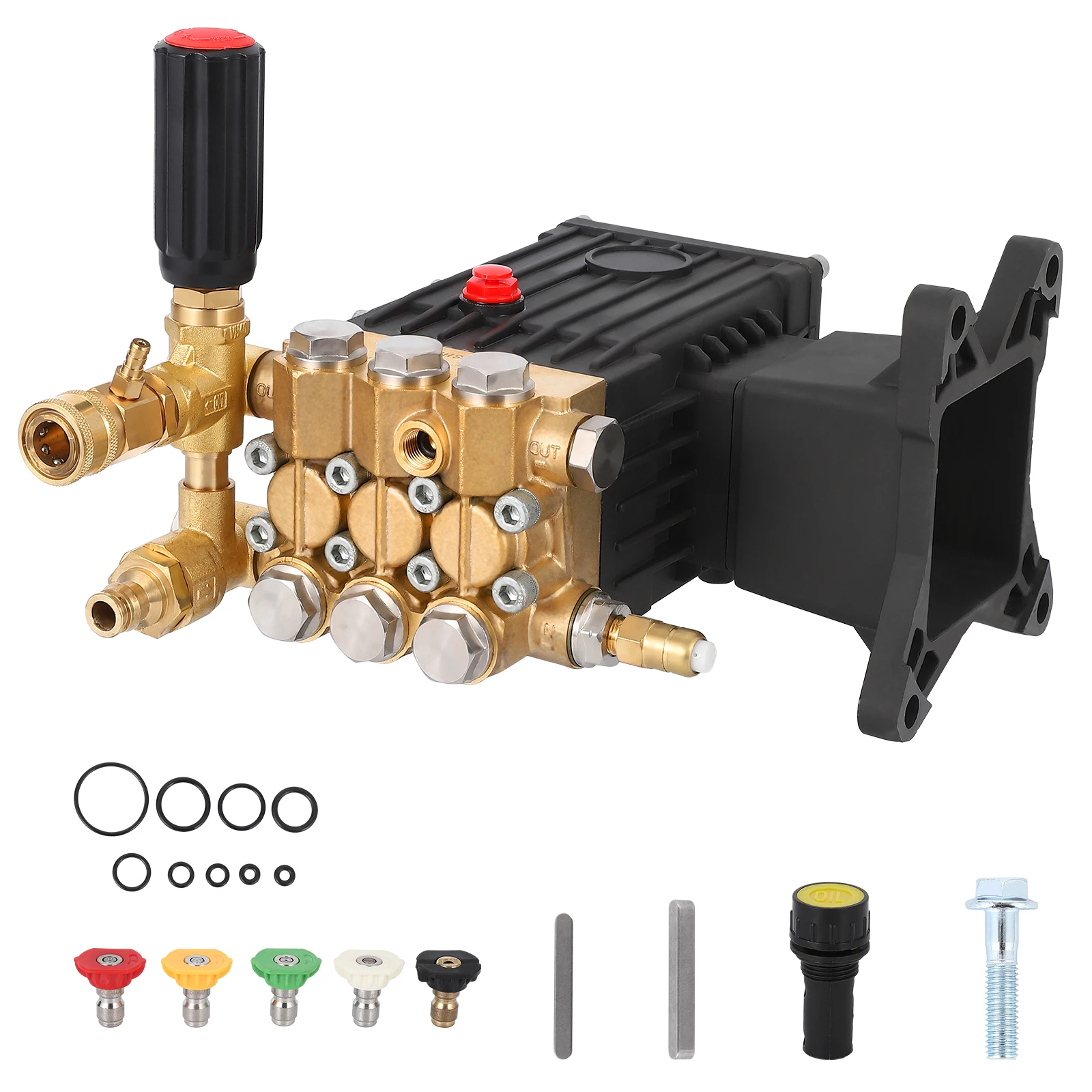 Horizontal Triplex Pressure Washer Pump 1