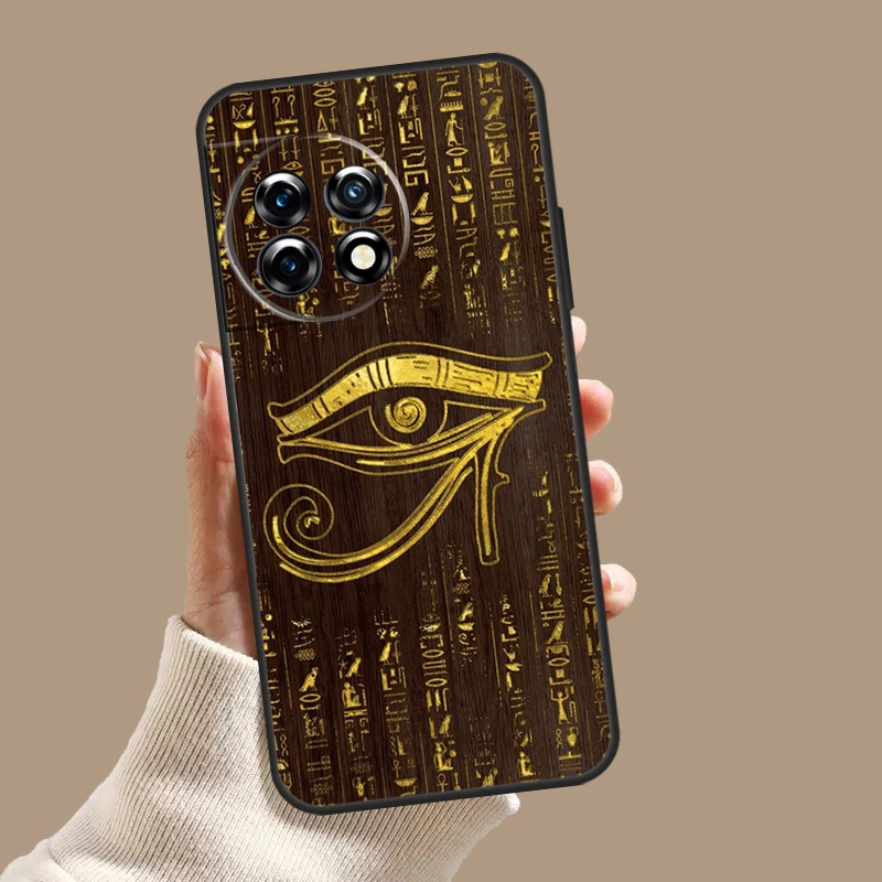 Sacred Eye of Horus Egypt Fresco Case For OnePlus 12R 10R 9R 10T 8T 8 9 10 Pro 11 12 OnePlus Nord CE 2 3 Lite N10 N20 Cover