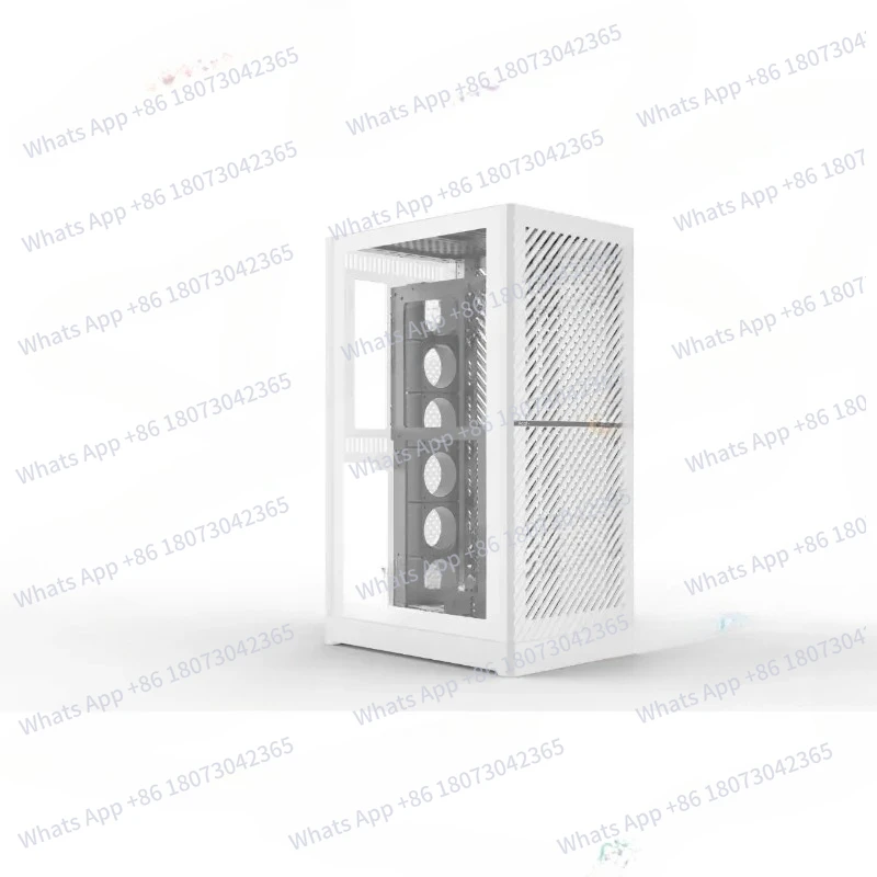 Chassi Duto de ar vertical totalmente em alumínio 360 refrigerado a água para chassi ITX, chassi vertical