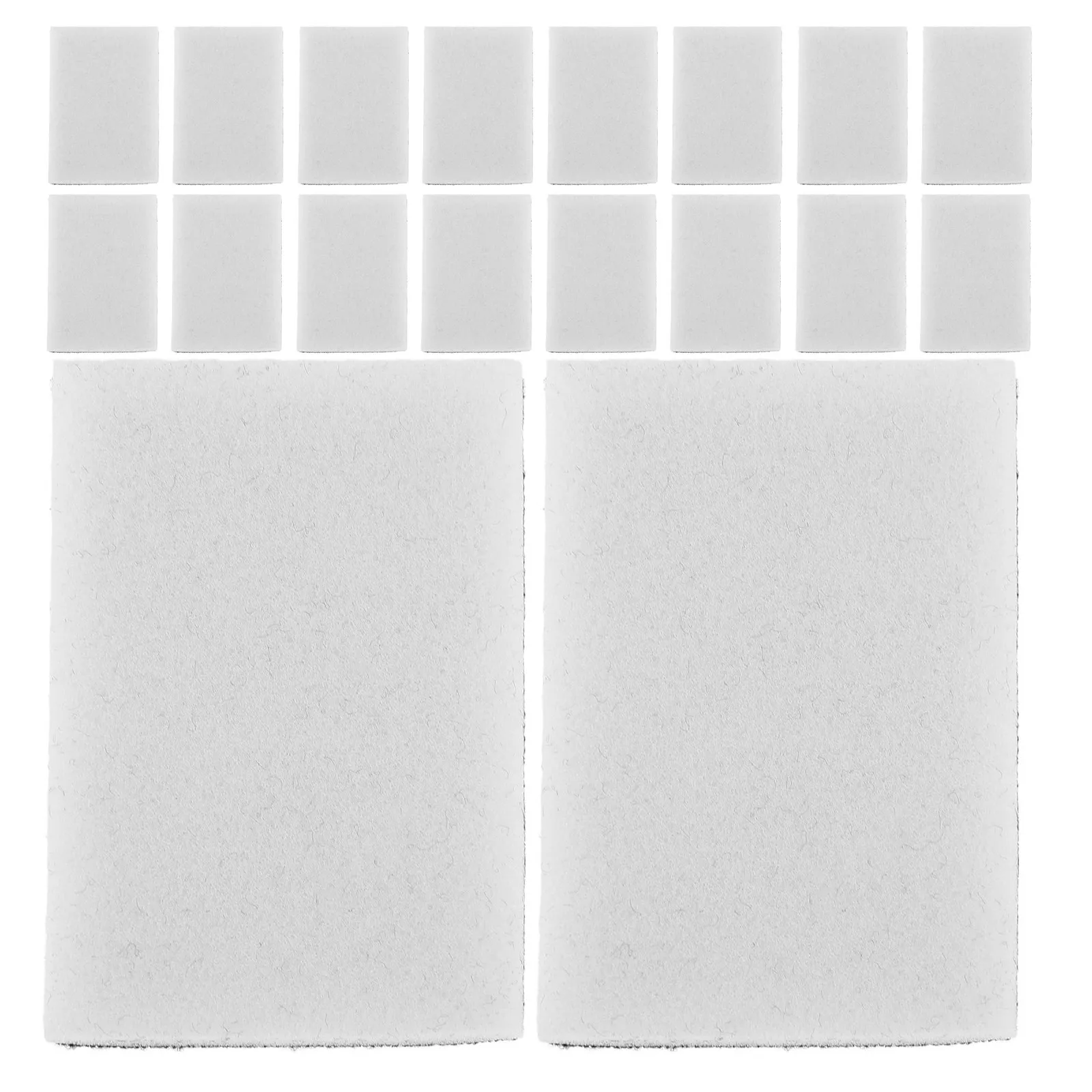 20Pcs Mini Ink Blending Foam Pads White Rectangle Replacement Sponge for Scrapbooking Card Making Craft Painting Mixed Media