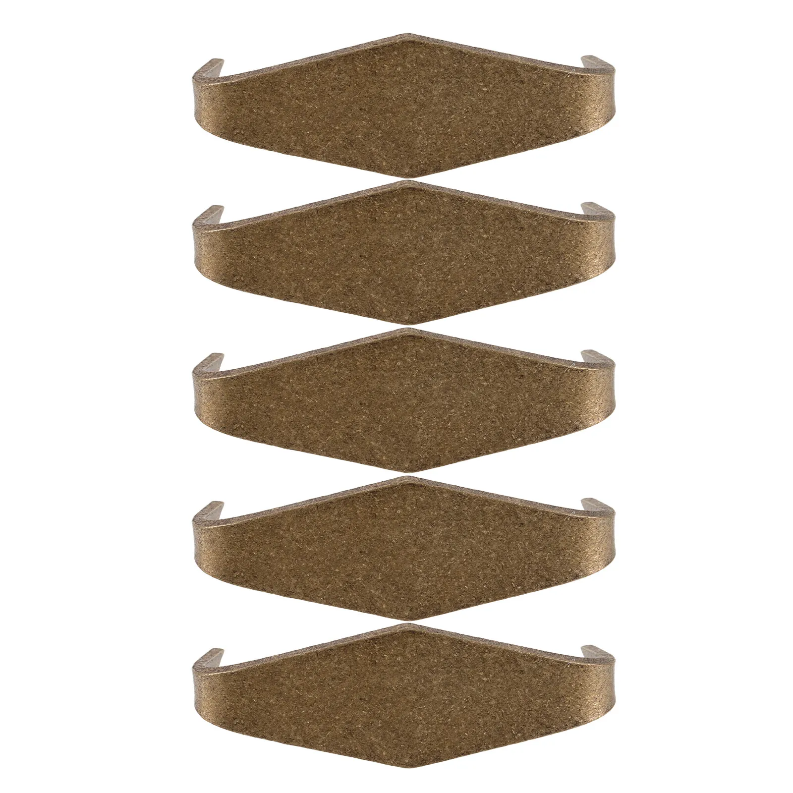 5Pcs Brass Staples Rectangle Metal Staple Fastener Holder for Belt Keeper Porcelain Ceramic Repair Kit