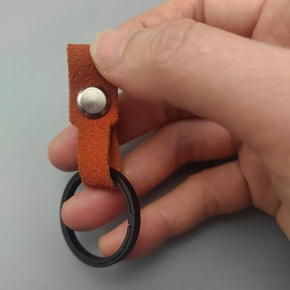 Real Titanium Alloy TC4 Key Rings Super Lightweight Portable Man Car Keychain Accessories 20/25/30mm Small Pendant