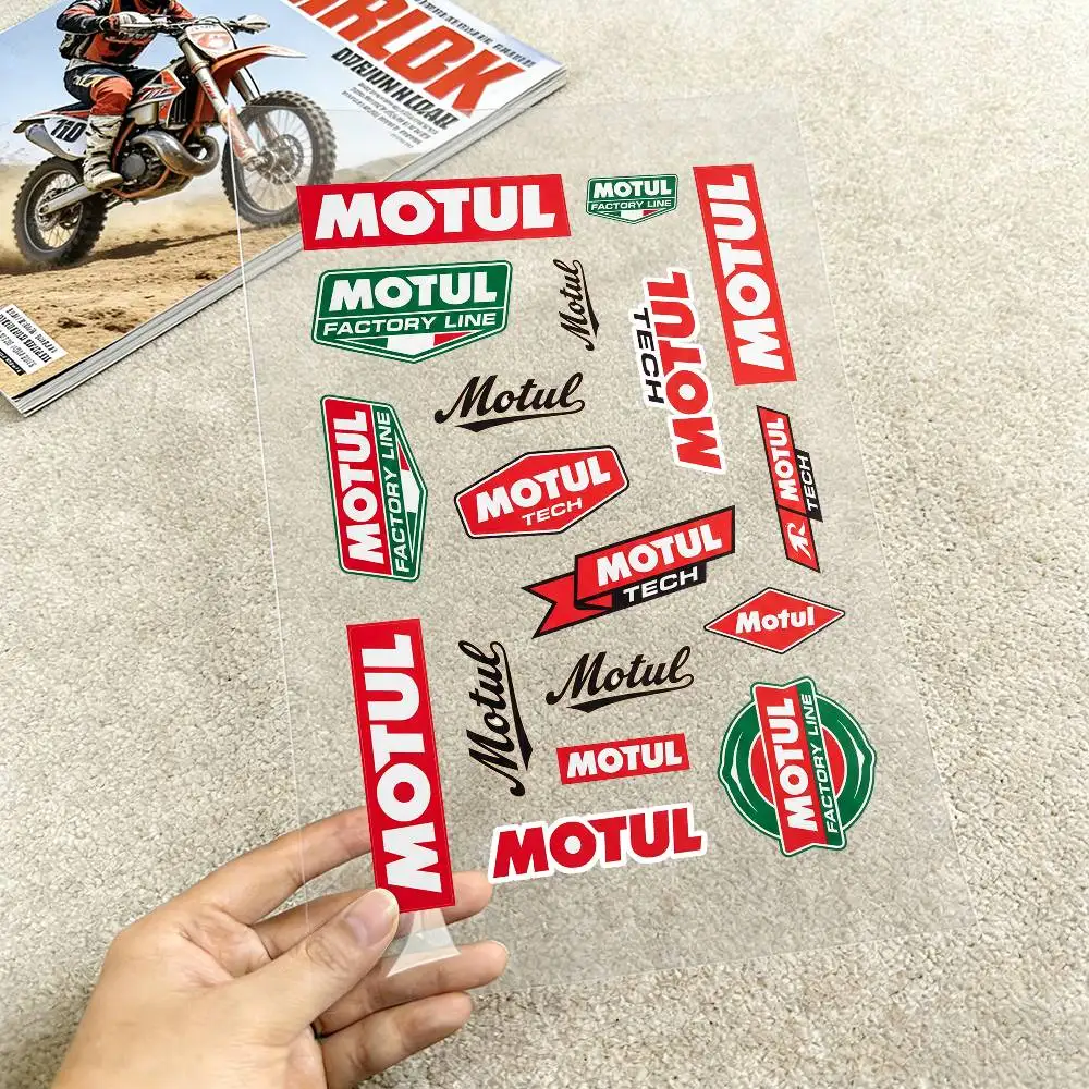 

Светоотражающие наклейки Motul для мотоциклов, предупреждающие о безопасности в темноте, для шлемов скутеров.
