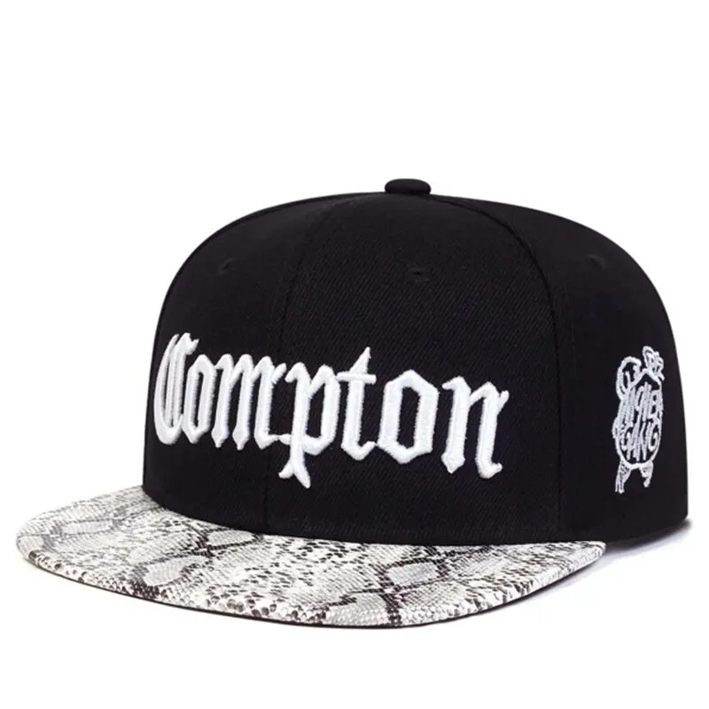 New COMPTON CAP Street Dance Snapback Hat Hip Hop Headwear for Men Women Adult Outdoor Casual Sun Baseball Cap