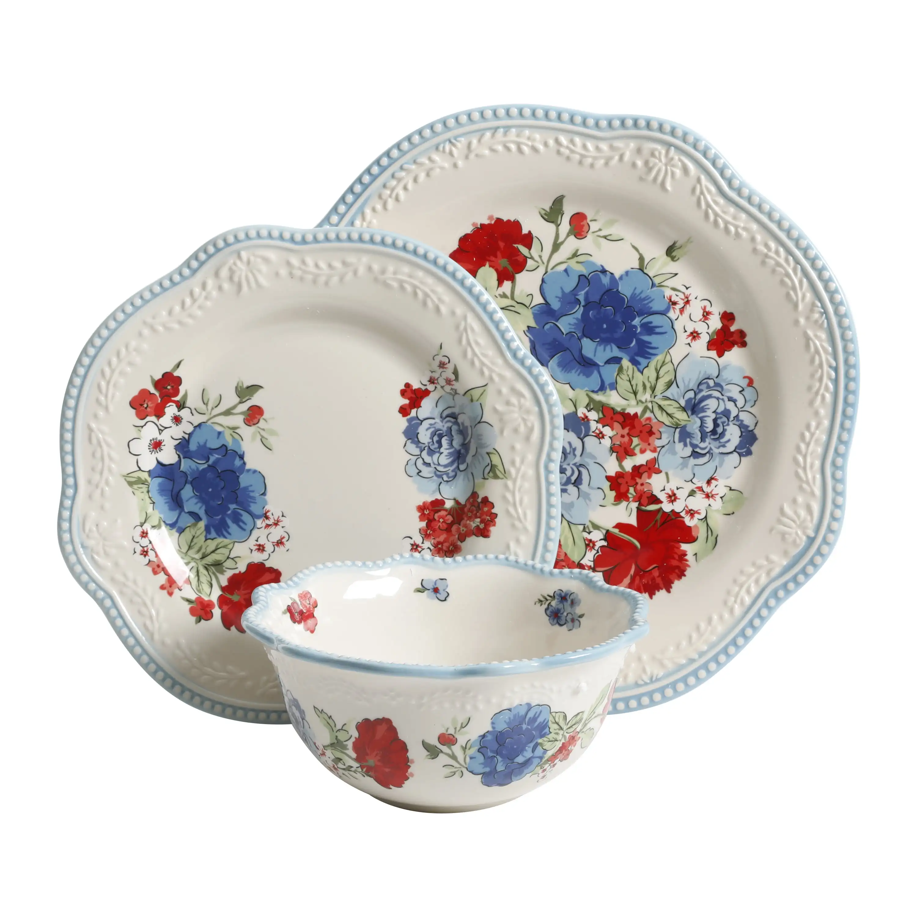 

Classic Charm Dinnerware Set, 12-Piece Set