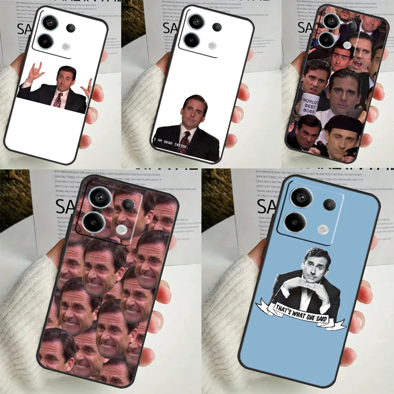 Michael Scott The Office Humor Case For Xiaomi Redmi 12 13C 12C 10C 9C Redmi Note 13 9 10 11 12 Pro 9S 10S 11S 12S Cover