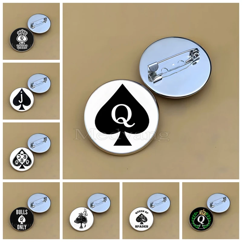 Брошь-spade-q-покер-spade-q-с-рисунком-королевы-стеклянный-купол-значок-рубашка-сумка-брошь-подарок-оптовая-продажа