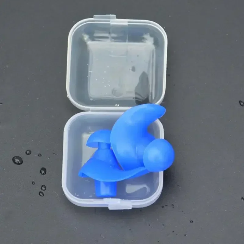 Durable Earplugs Classic Delicate Texture 1 Pair Waterproof Soft Earplugs Silicone Portable Ear Plugs Swimming Accessories