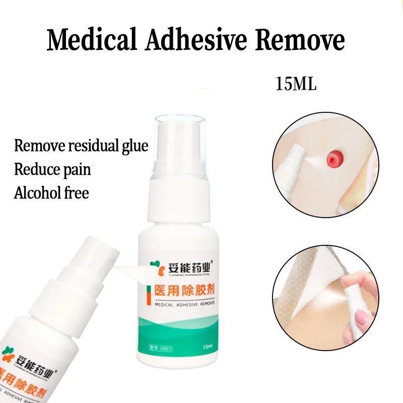 Medical Colostomy Adhesive Wipe-Off Spray Wound Dressing Painless Remover Care Products