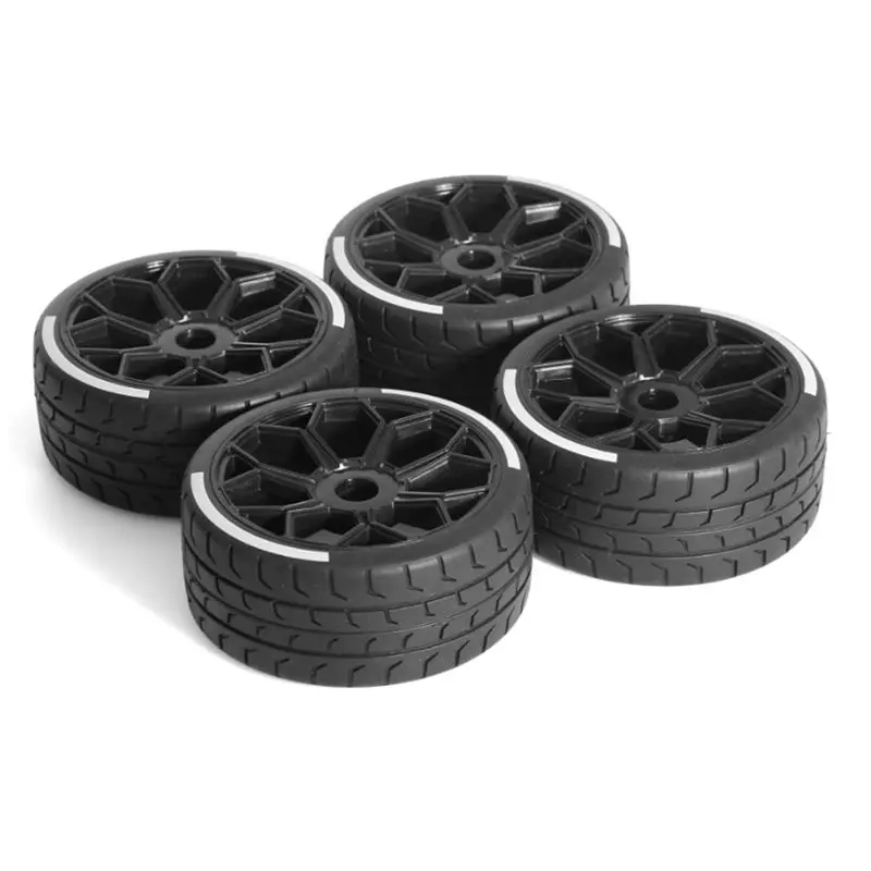 B78B-4Pcs 42/102 Tire Tyre 17Mm Wheel Hex For 1/7ARRMA INFRACTION LIMITLESS F1 1/8 X3 GT RC Car Upgrade Parts Accessories