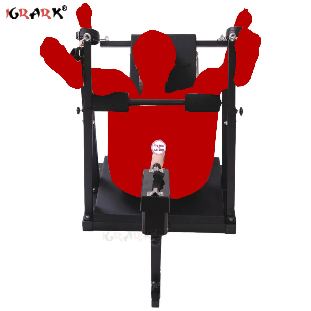 BDSM Crab Shape Split Leg Chair Bed with Sex Machine Bondage Set Restraint Spreader Handcuffs Sex Toys for Couples Adults Women