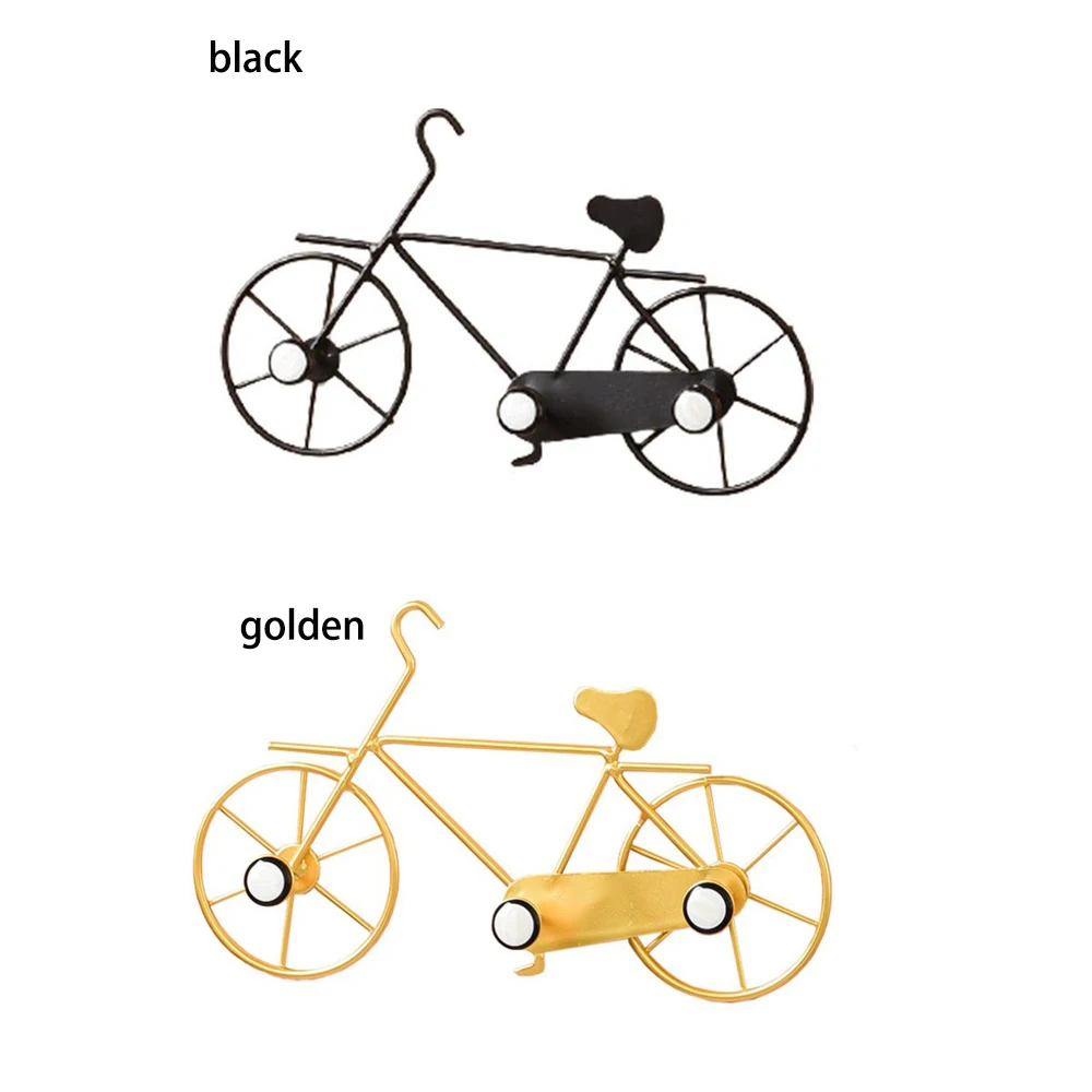 Ornamenti nordici in ferro appendiabiti appendiabiti da parete espositore per biciclette gancio creativo decorazione da parete portachiavi portaoggetti