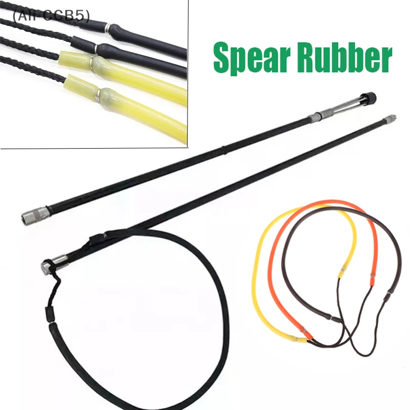 Fish Spear Assembly Elastic Latex Hose . Fishing Harpoon Tube Sling Buffer Rubber Band