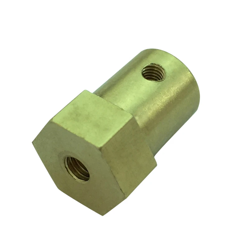 1PC 3mm 4mm 6mm gear motor coupling Inner hole size 3mm 4mm 6mm 3 kinds 6 sides to the side 12mm long 18mm