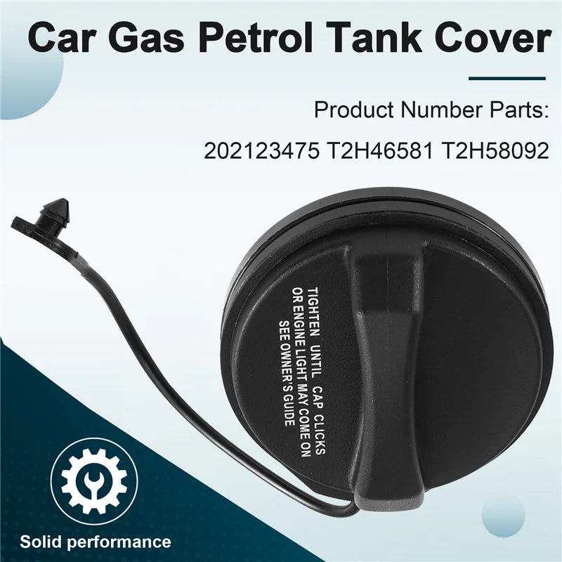 

Car Gas Petrol Tank Cover Inside Fuel Tank Cap 202123475 T2H46581 T2H58092 For Jaguar XE XF 2016-2022-A65M